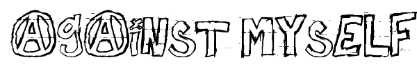 Against Myself font preview